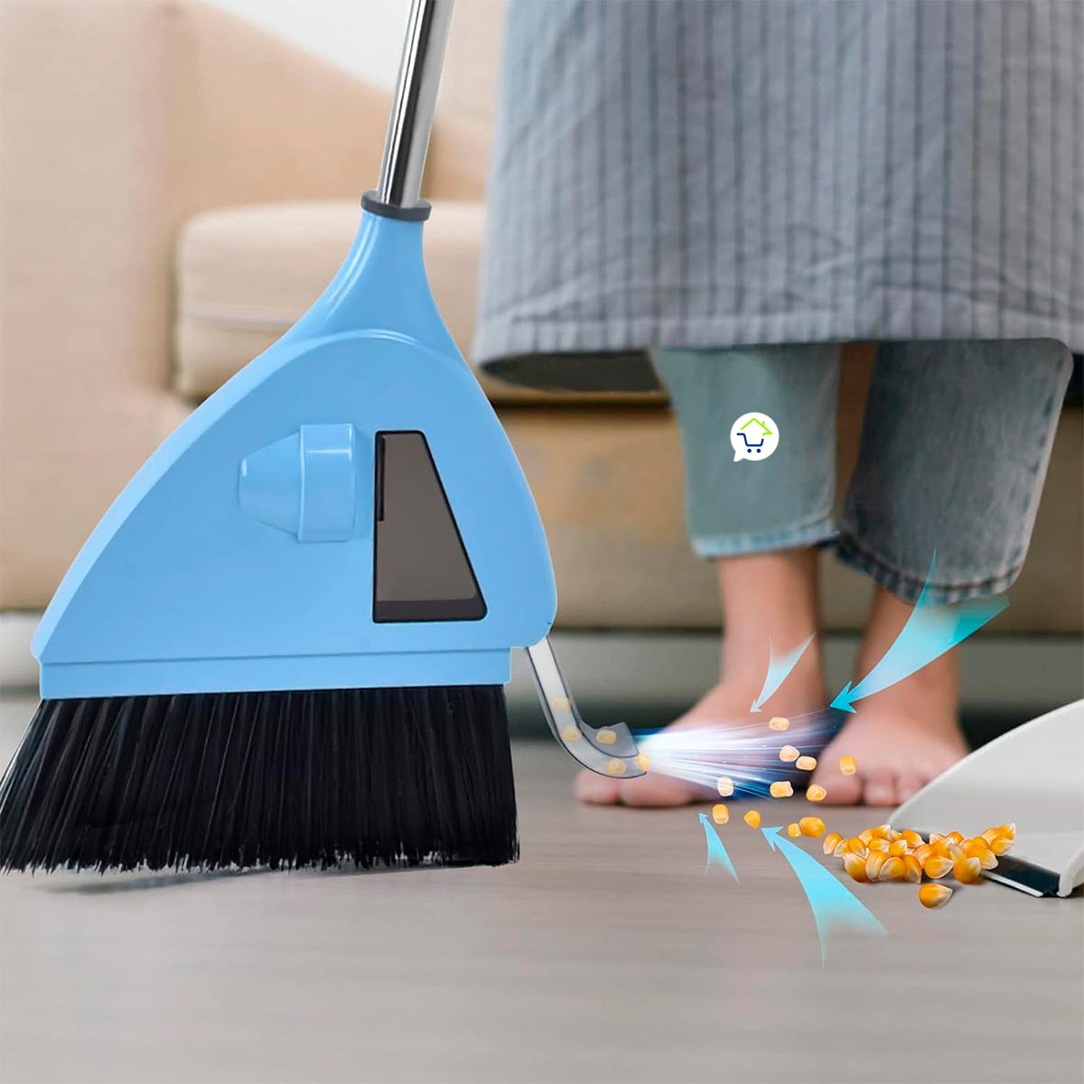 Balai Aspirateur 2 En 1 Balayeuse Rechargeable TV13