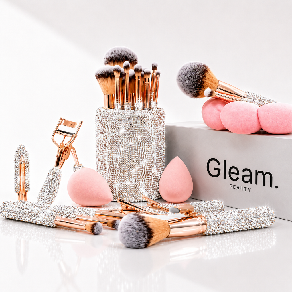 Coffret Maquillage "Rose Argent" 31 Pièces