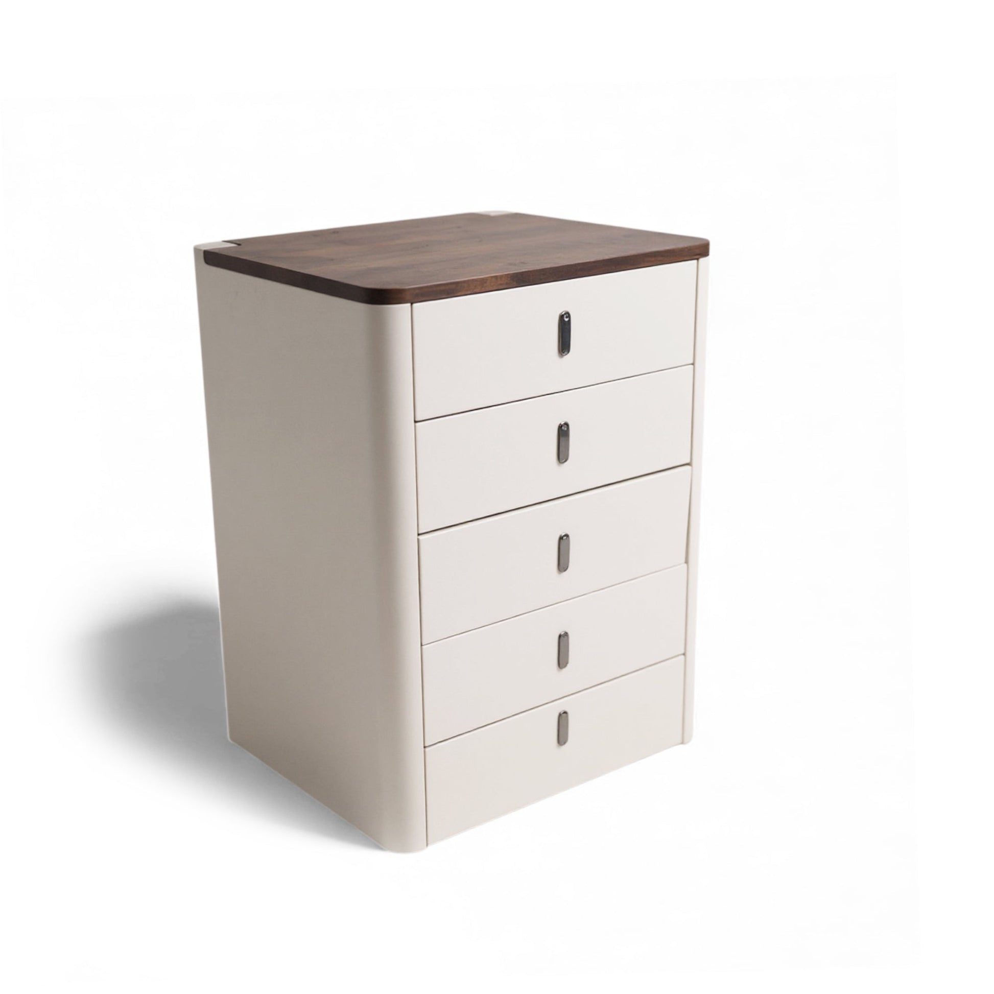 Table multifonctionnelle : miroir avec éclairage LED, tiroirs et compartiment secret