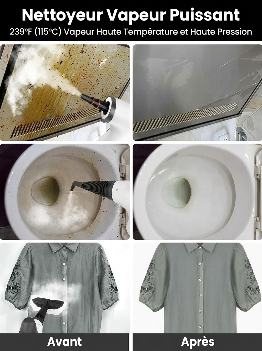Le nettoyeur a vapeur qui transforme votre interieur