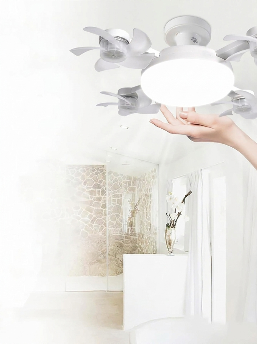 Ventilateur avec lampe LED de type drone