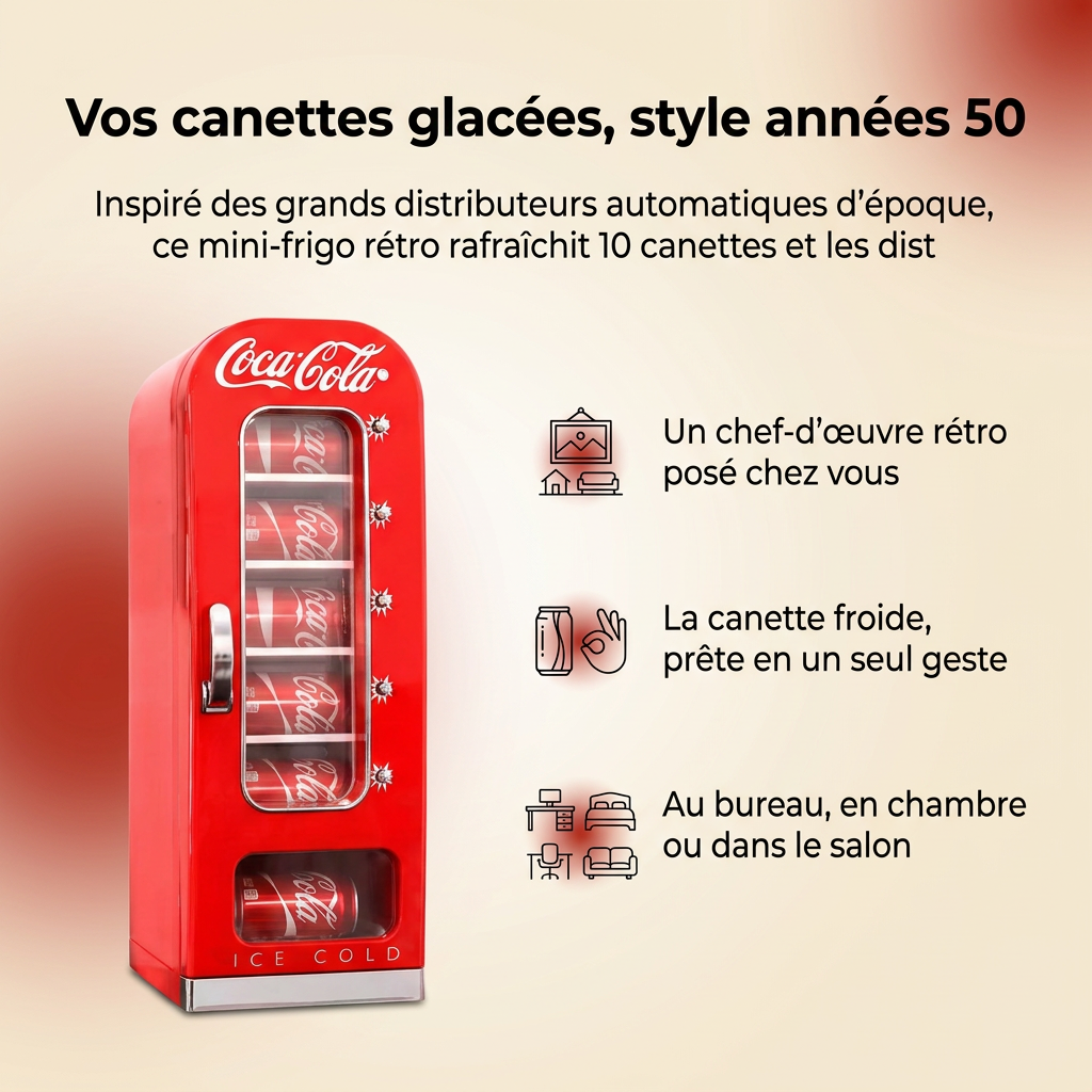 Réfrigérateur Distributeur Rétro