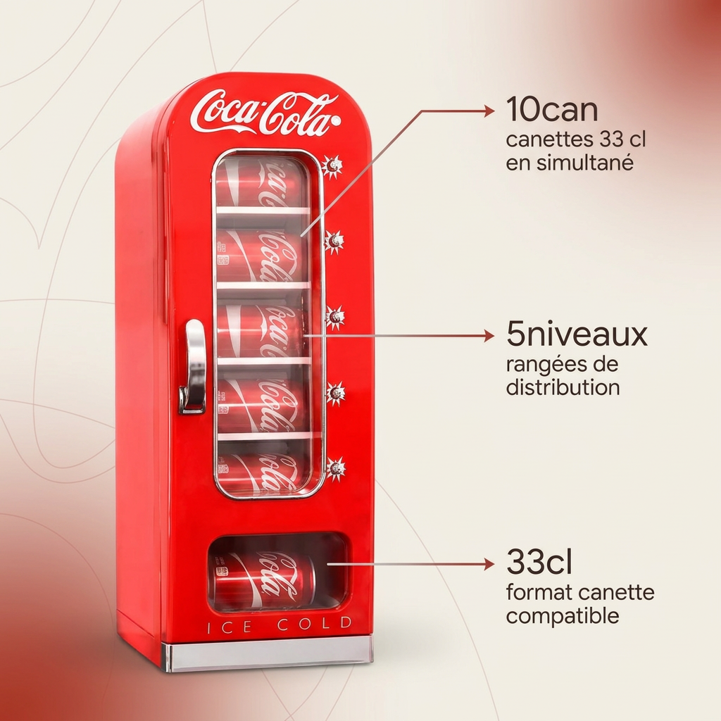 Réfrigérateur Distributeur Rétro